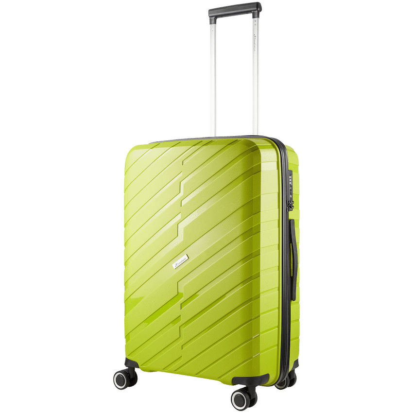 Travelwize Java PP 4-Wheel Spinner 65cm Luggage - Lime - image 2