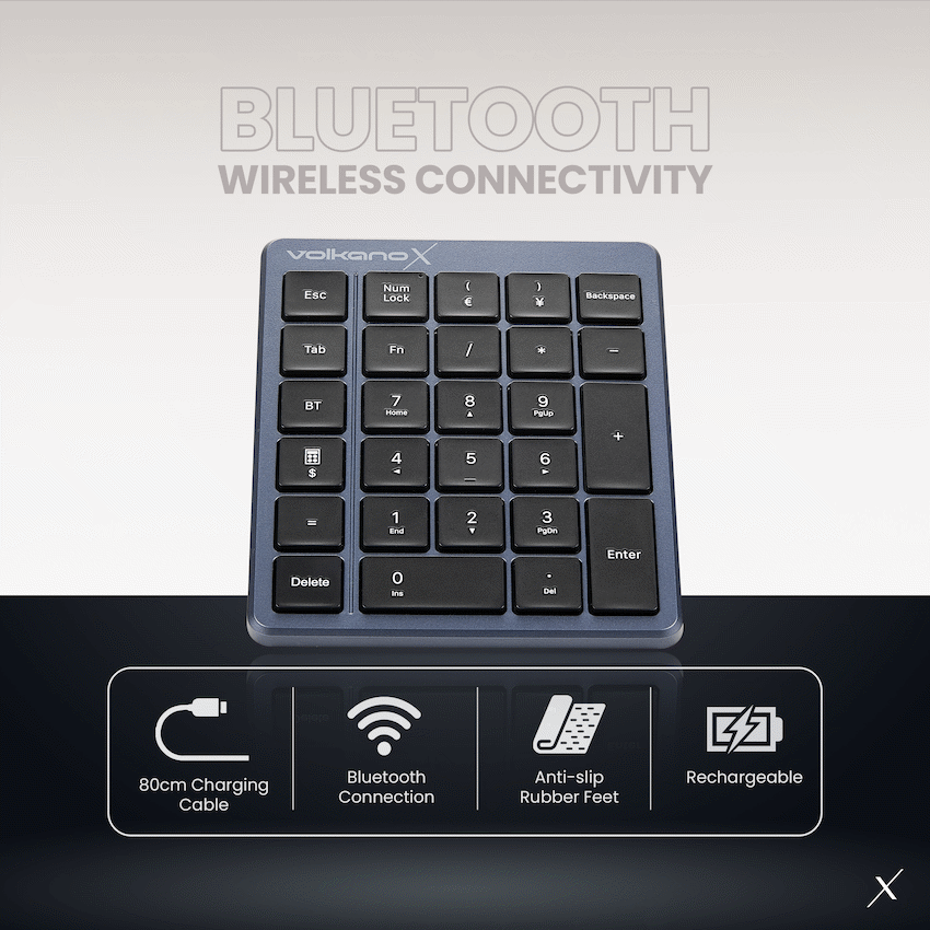 Volkano X Numeric Series Keypad With Scissor keys - Black - image 2