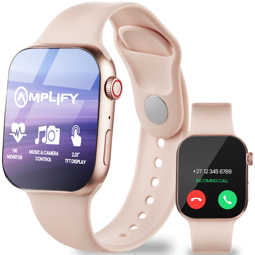 Amplify Challenge Series Square Smartwatch - Gold - image 2