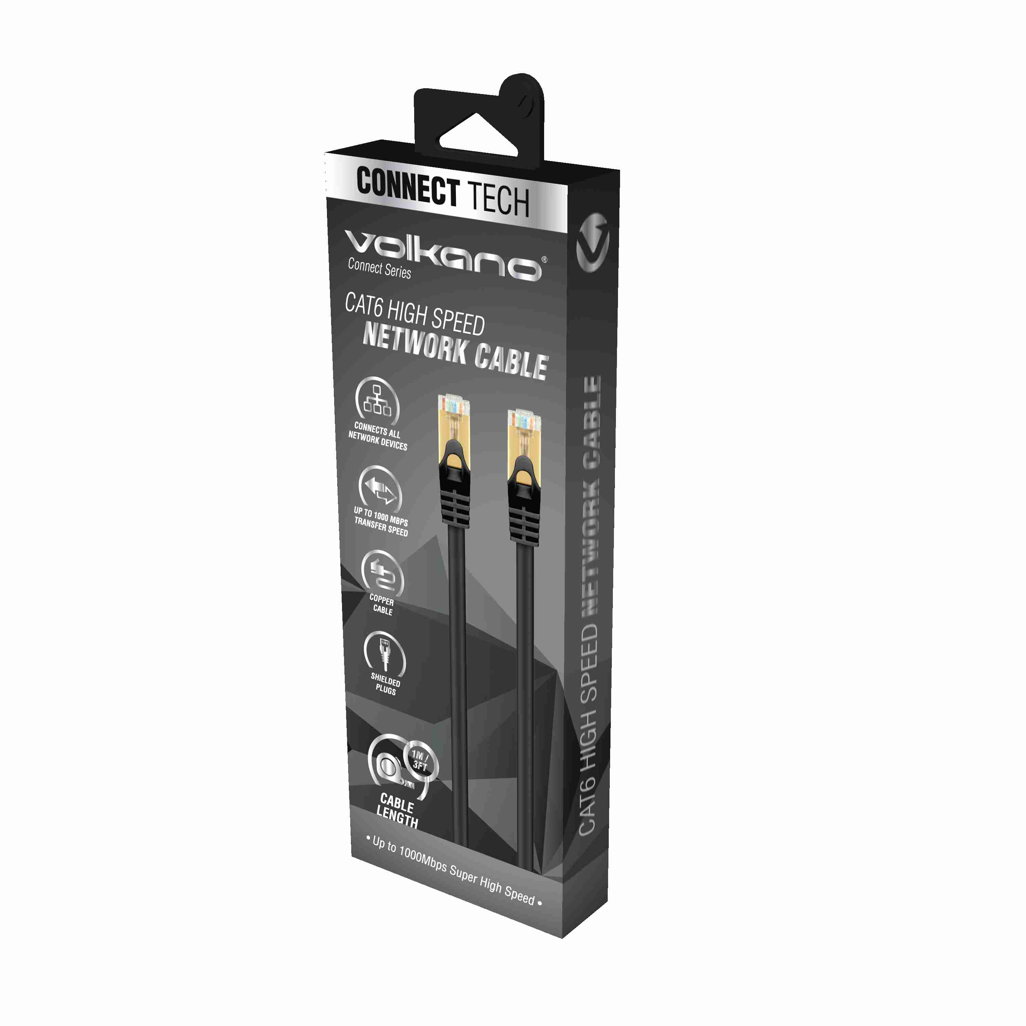 Volkano Connect series CAT6 Network Cable 1m