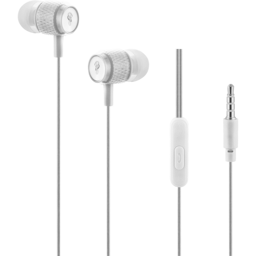 Pro Bass Catalyst series Packaged Aux earphone With Mic- Silver - image 2