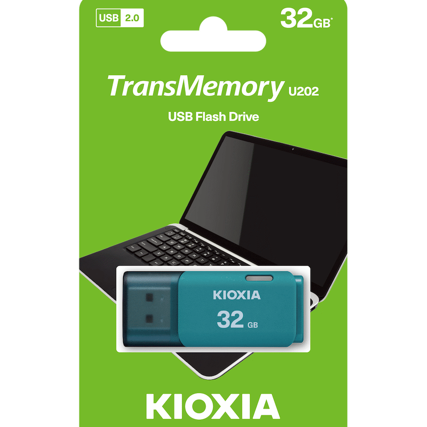 Kioxia 32gb USB 2.0 - Aqua - image 2