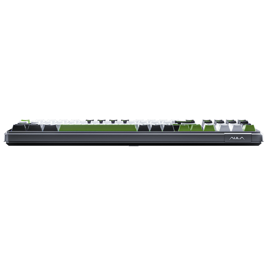 Aula Mechanical Gasket 80% Keyboard Multimode - Black/White/Grey - image 2