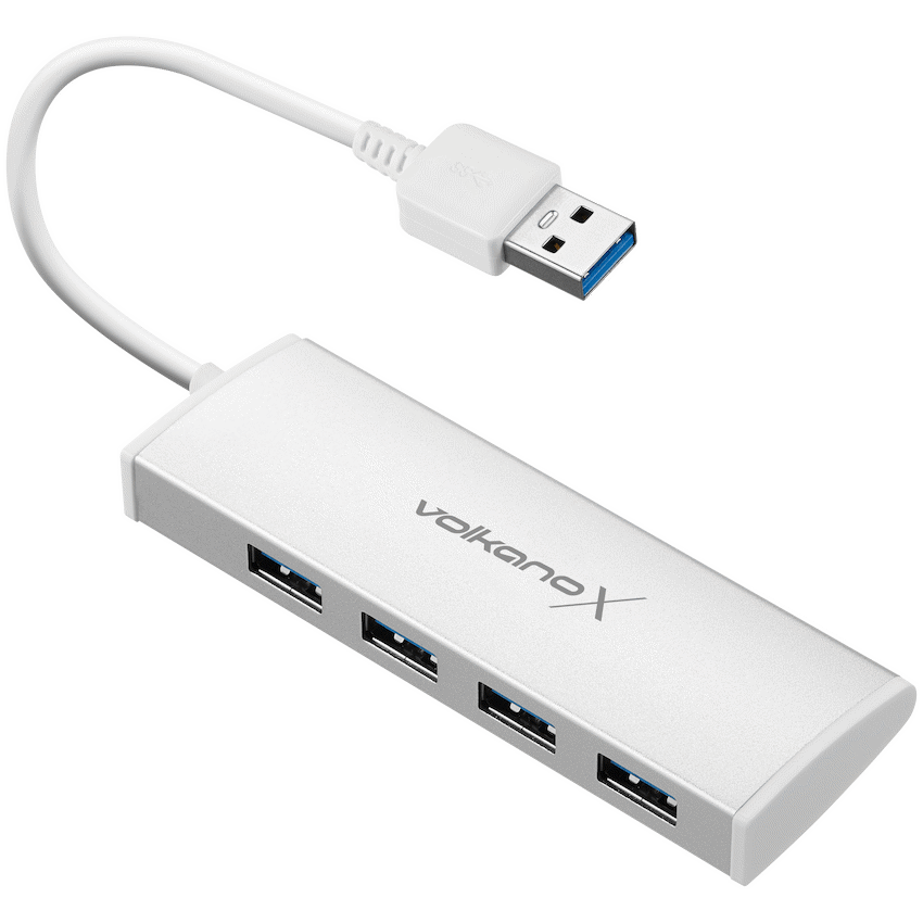 VolkanoX Media Series 4-Port USB Hub with Power Cable - image 2