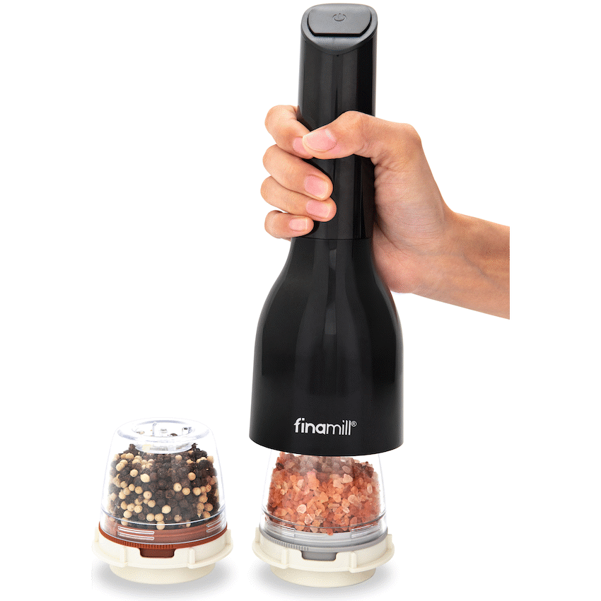 Finamill Battery-Operated Grinder - Midnight Black - image 2