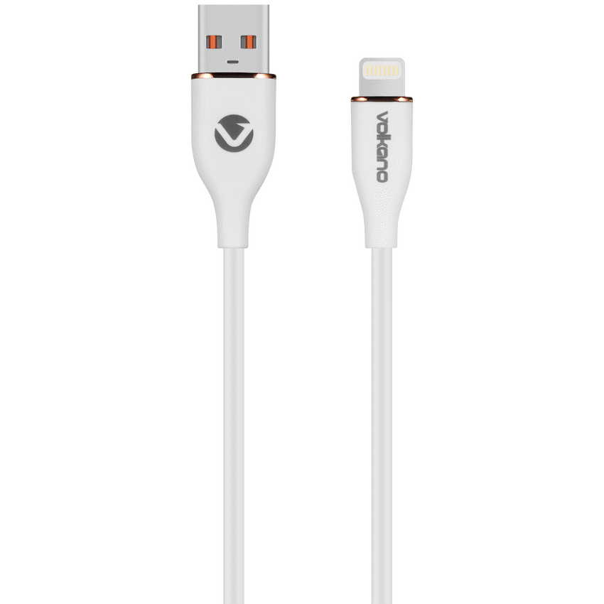 Volkano Flexi Series USB to MFI Lightning 1.5m 5v 2.4a 12w - White - image 2