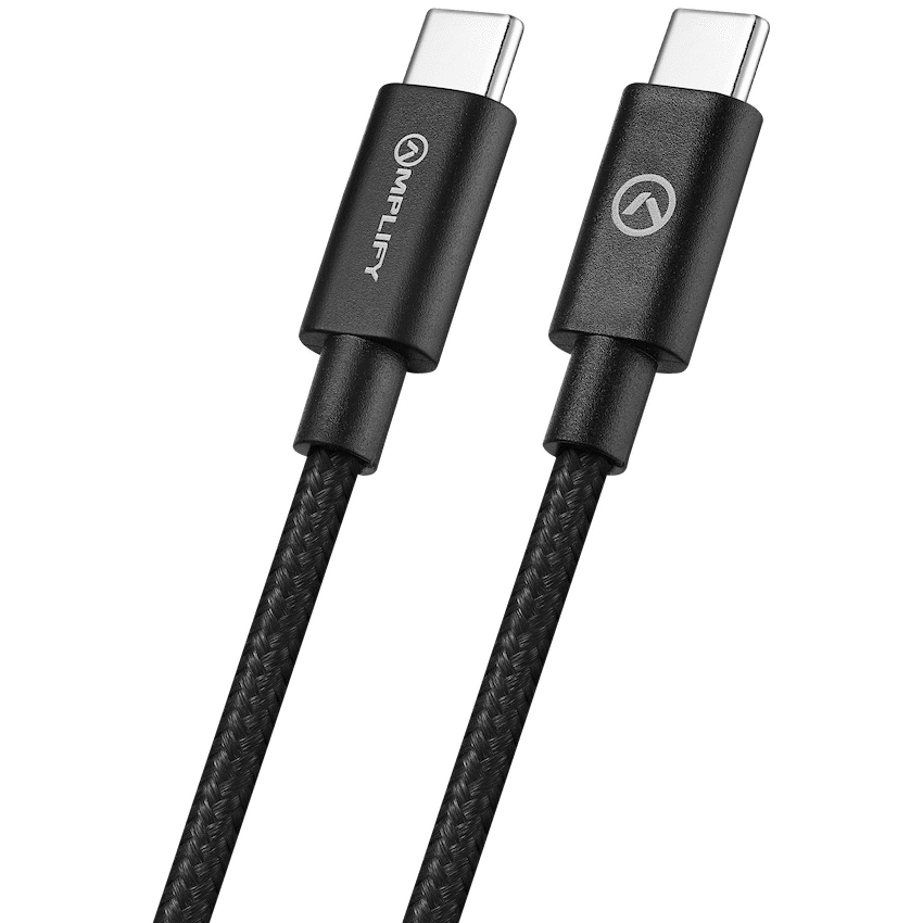 Amplify Linked Series USB-C to Type-C 60W Braided Cable 1.2m - Black - image 2