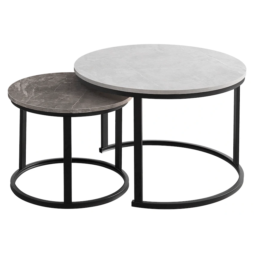 Indus Nesting Coffee Table Greyish - image 2