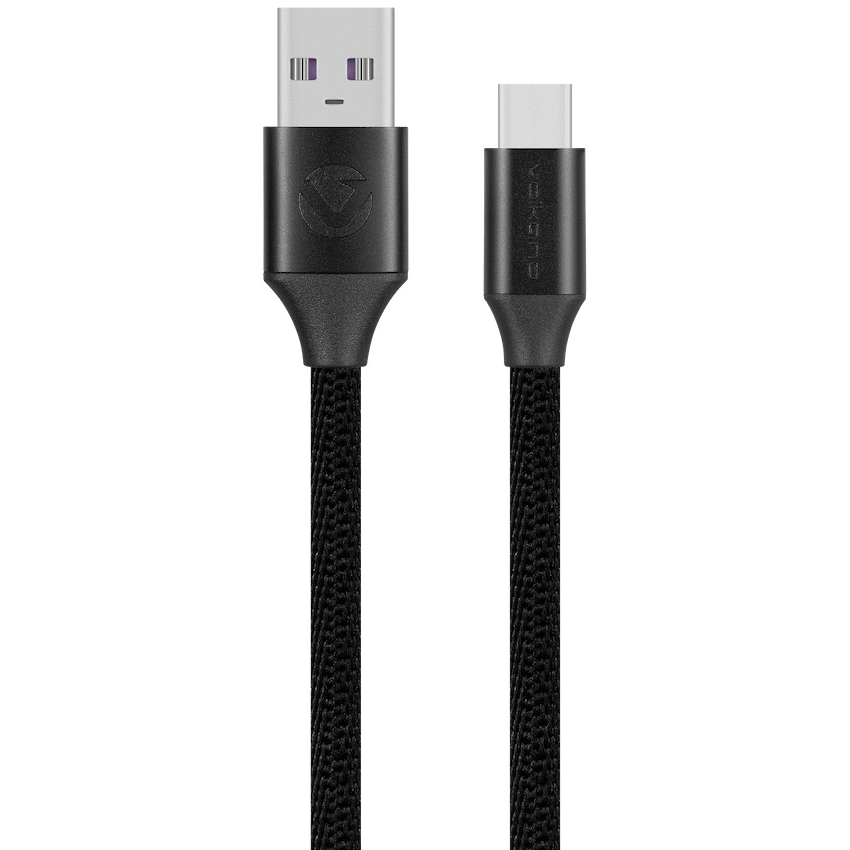 Volkano Weave Series Braided Type-C Cable 3m 30w - Black - image 2