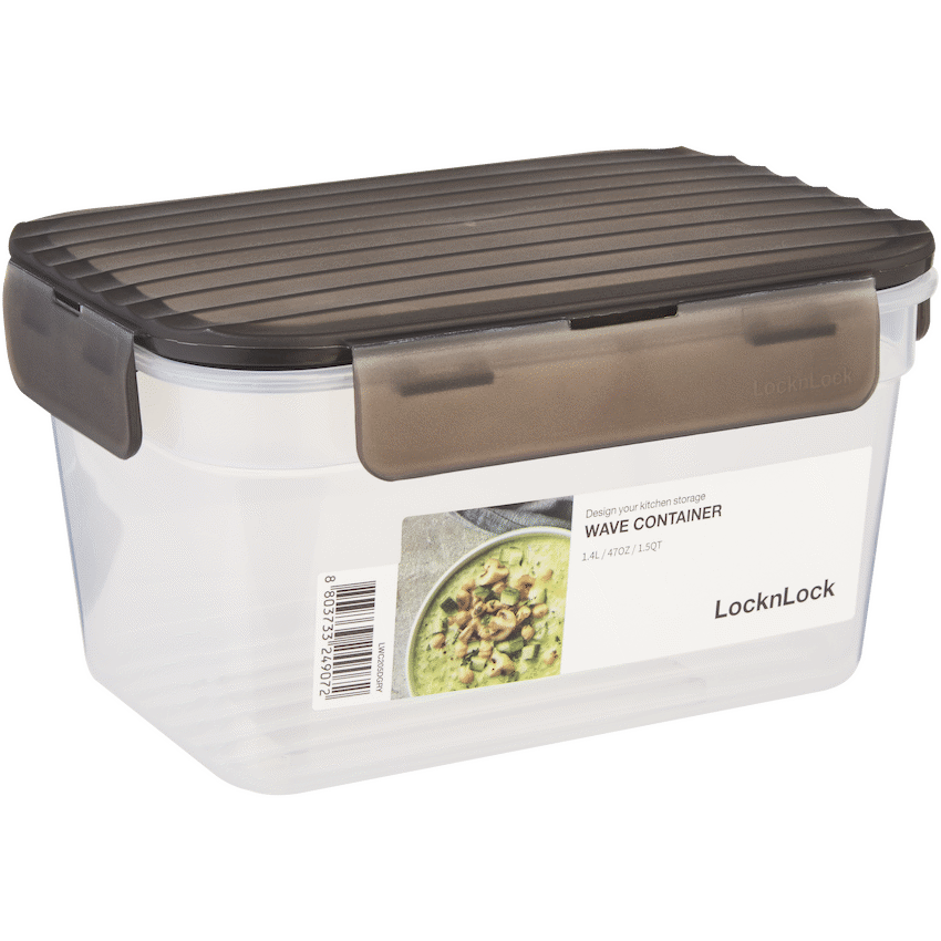 LocknLock Wave container 1.4lt grey ( Order in Qty of 8) - image 2