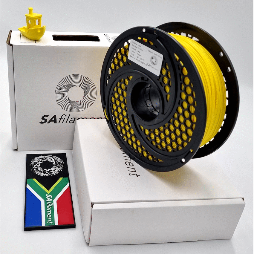 PLA Yellow Filament 1kg, 1.75mm - image 2