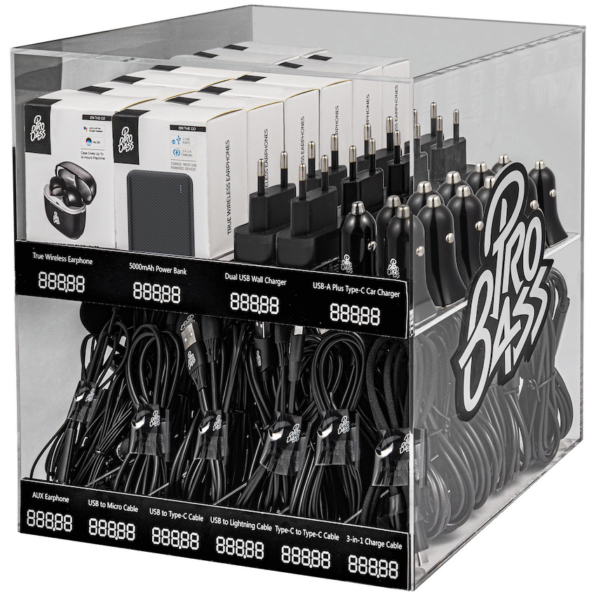 Pro Bass on the Go PDQ Acrylic Stand - 2 Tier - Empty - image 2