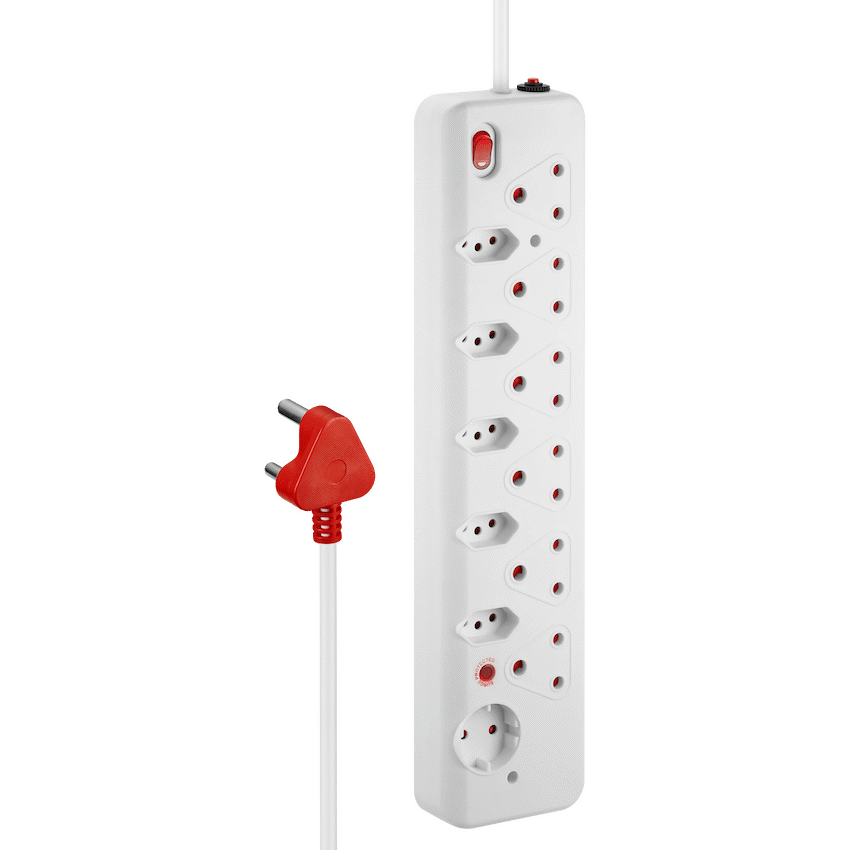 Nexon 12-Way Medium Surge Multiplug 0.5m - White - image 2