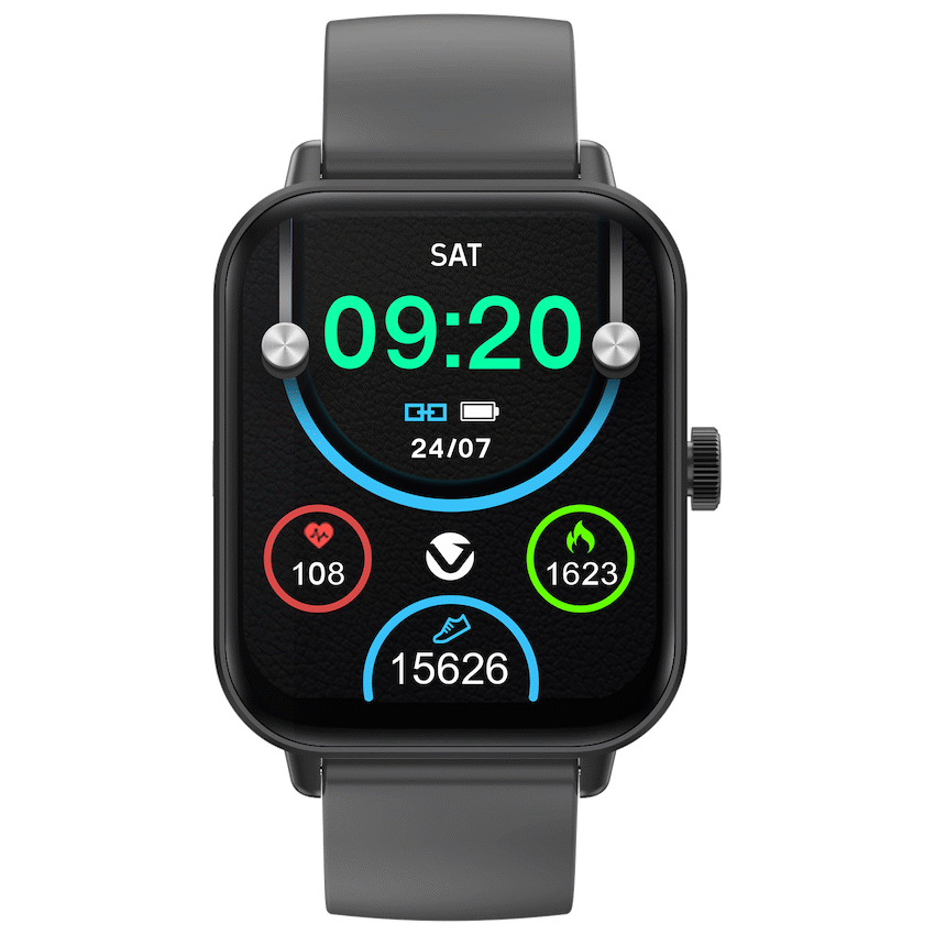 Volkano Chroma Series Smartwatch with Dark Grey Strap - image 2
