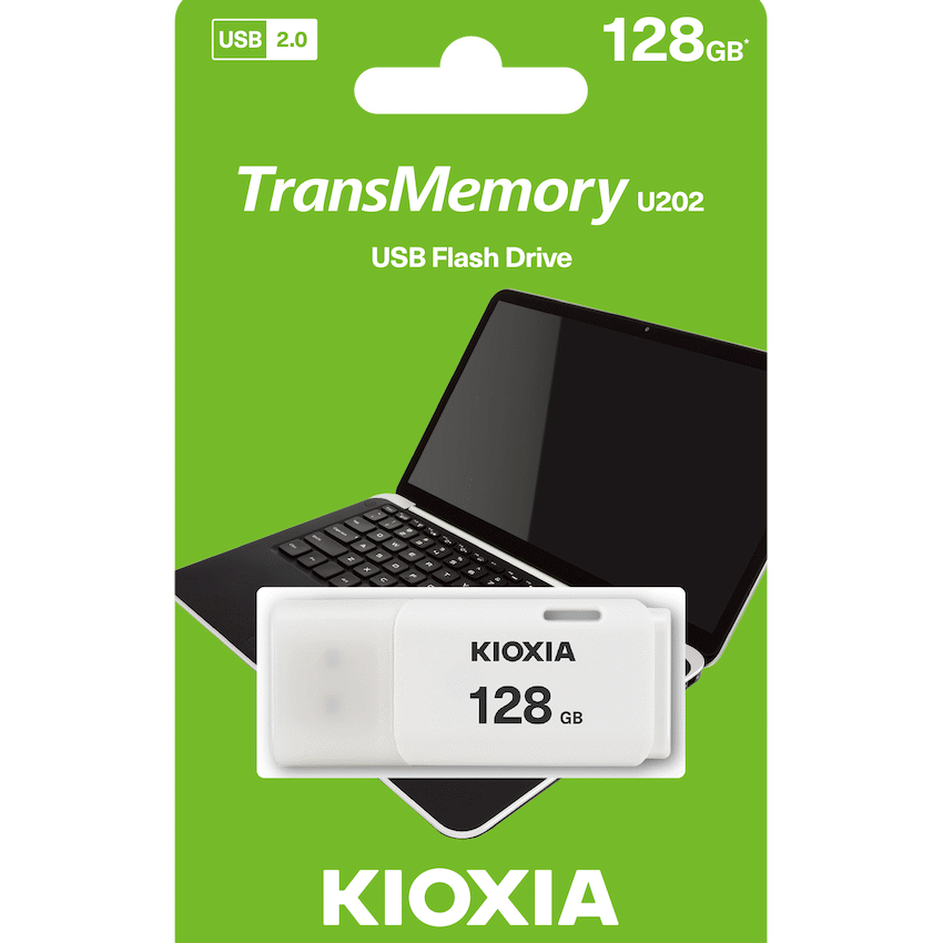 Kioxia 128GB USB 2.0-White - image 2