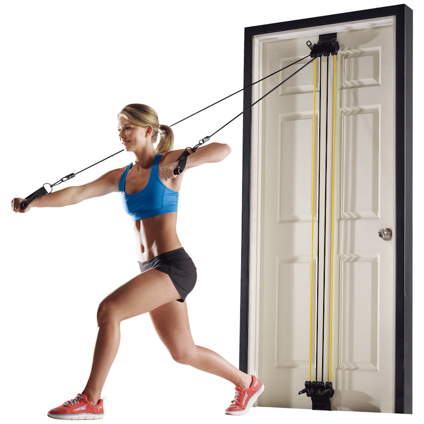 Volkano Active Doorway Gym - Black/Yellow - image 2