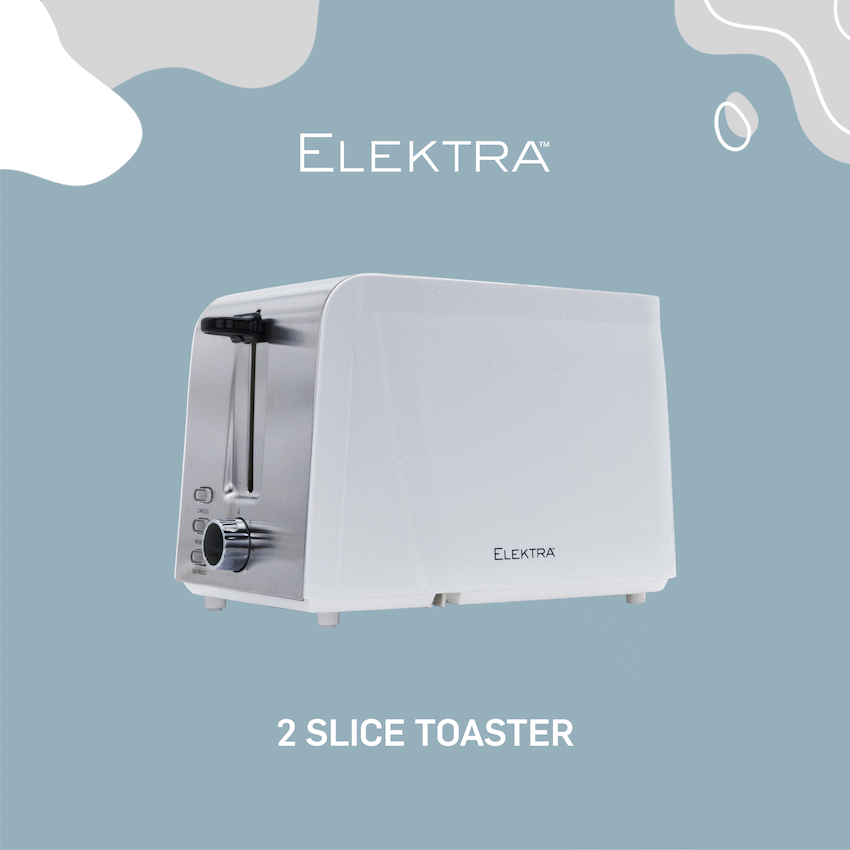Elektra - 2-Slice Toaster - White - image 2
