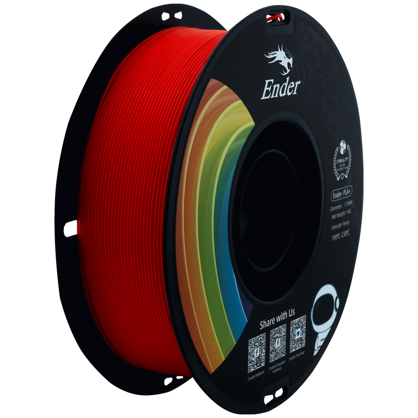 Ender PLA+ Filament - Red 1kg - image 2