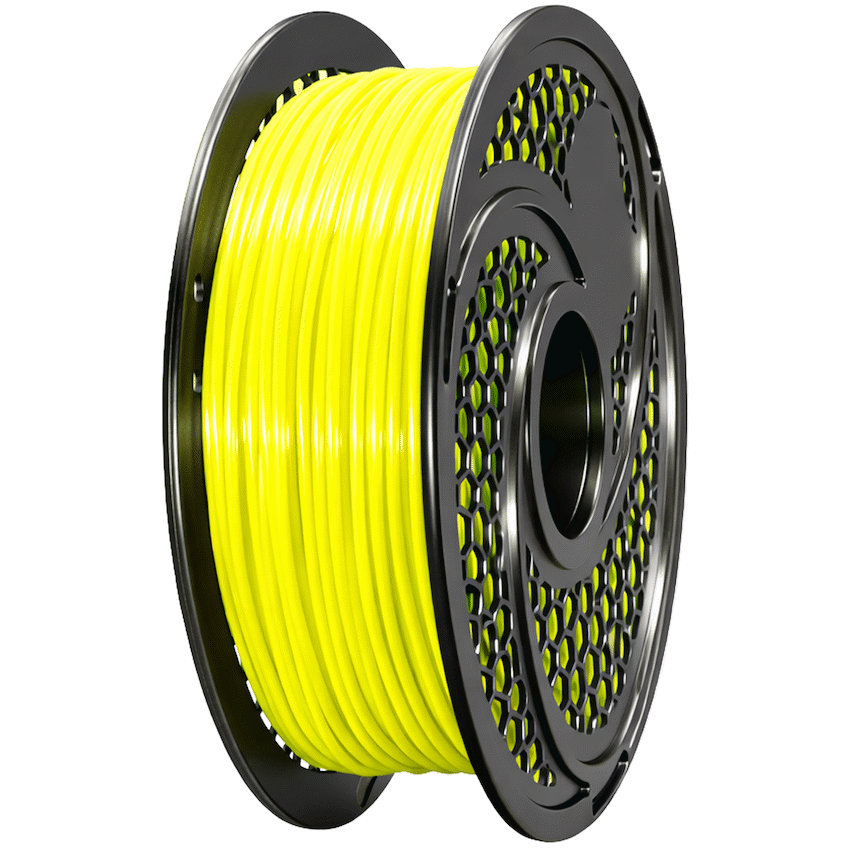 SA Filament PLA UV Neon Filament 1kg -  Lunar Yellow - image 2