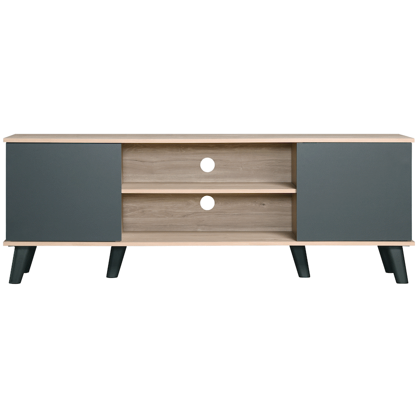 Everfurn Laurel TV Stand 1600w, Two Cupboards - image 2