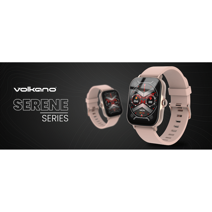 Volkano Active Tech Serene series Watch with heart rate monitor - Gold - image 2