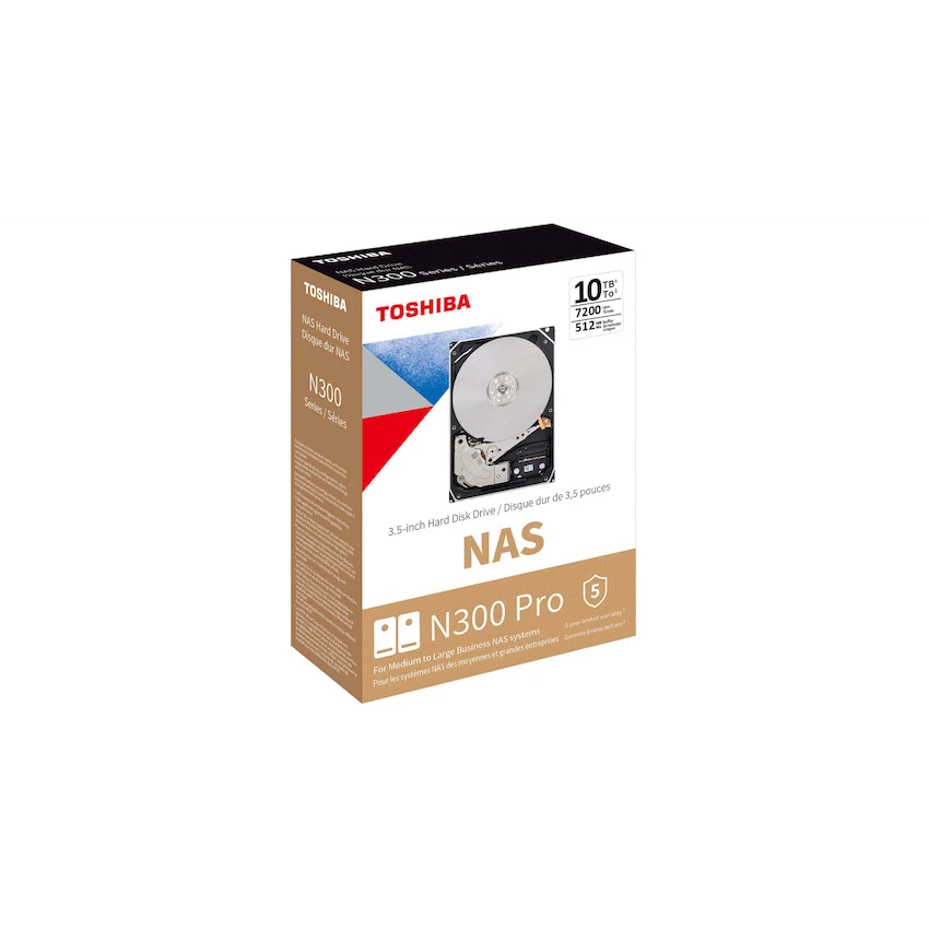 Toshiba N300 NAS Hard Drive 10TB SATA III (512MB/7200RPM) - image 2