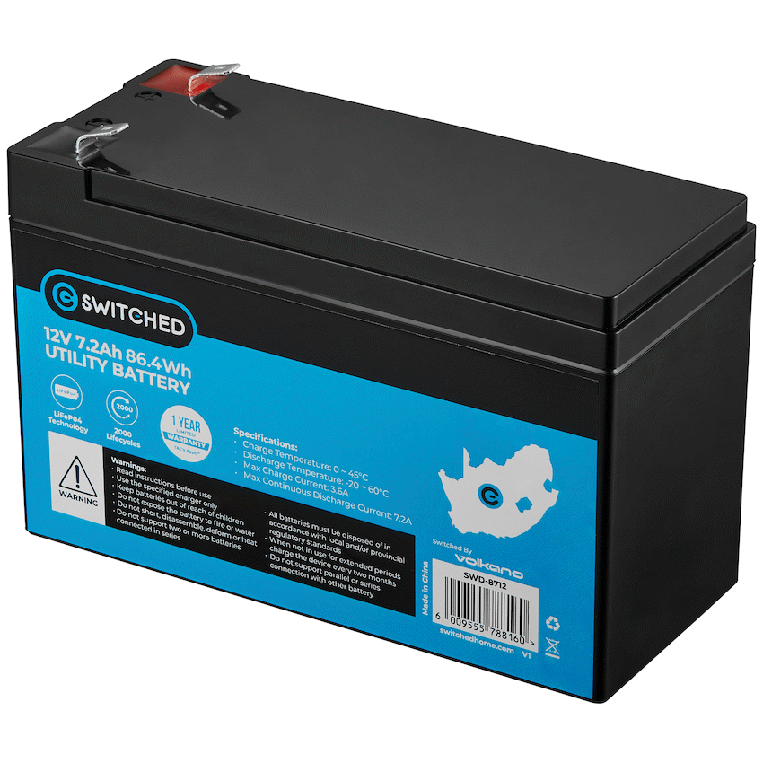 Switched LiFePO4 Gate Motor/Alarm Battery - image 2