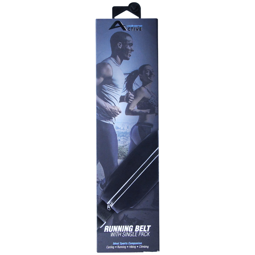 Volkano Active Strap Series Running Belt (Black) - image 2
