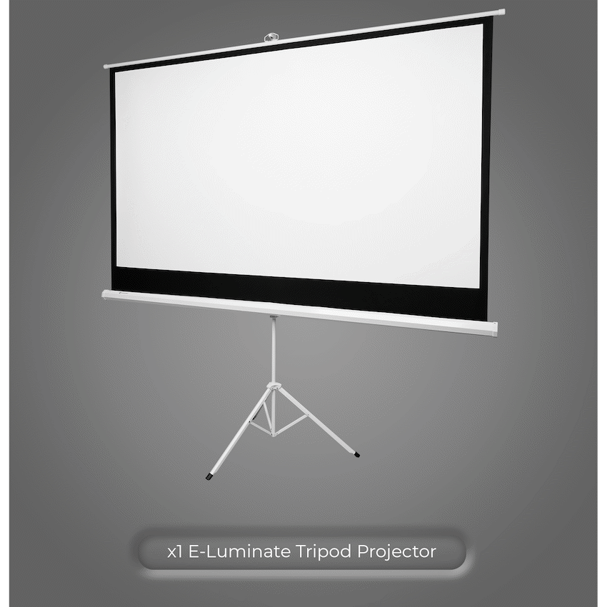Connex E-Luminate Tripod Projector Screen 100'' - 16:9 - image 2