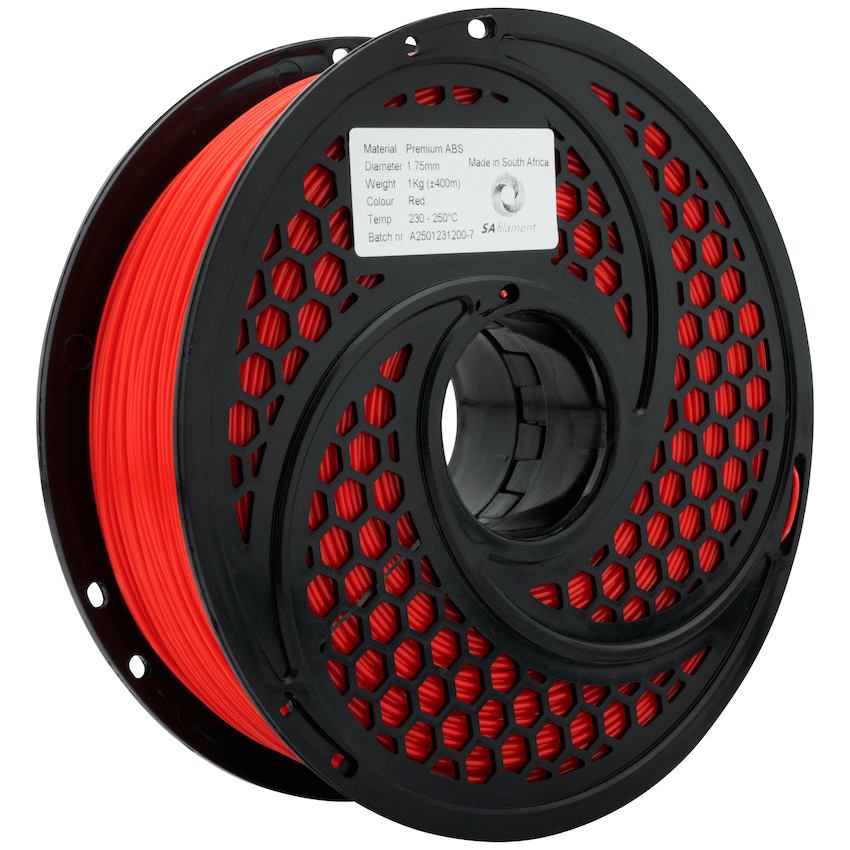 SA Filament ABS Premium Filament 1kg - Red - image 2