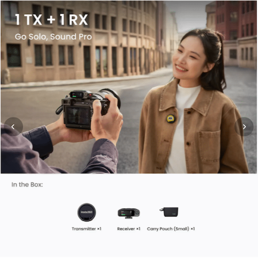 Insta360 Mic Pro -1 TX + 1 RX - image 2