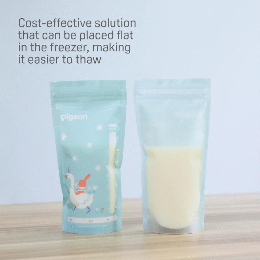 Pigeon - Breast Milk Storage Bag 180ml Animal Design - image 2