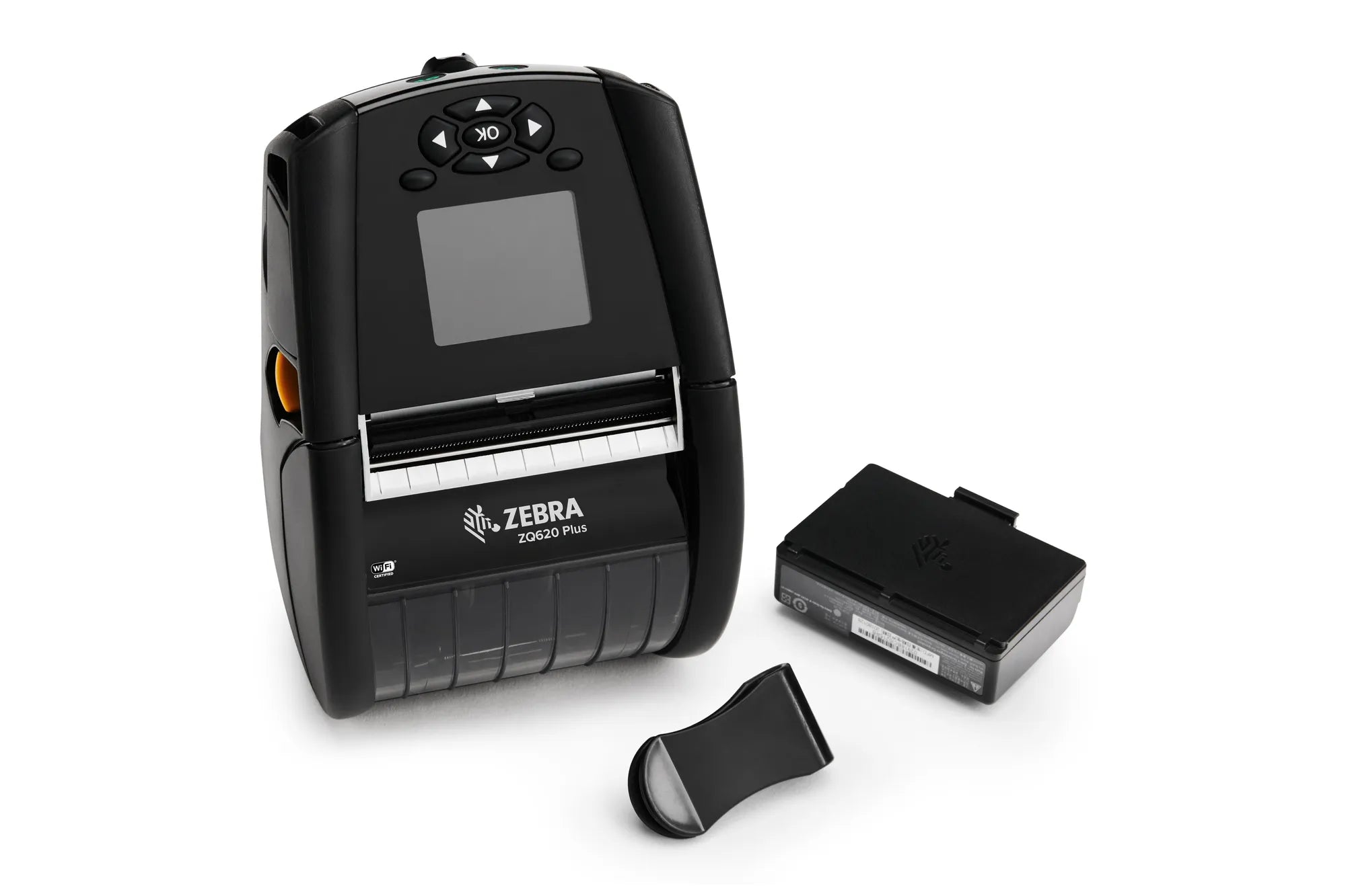 Zebra DT Printer ZQ620 Plus 3''/72mm; English fonts;Dual 802.11AC / BT4.x; Linered platen; 0.75'' core; Group E; Shoulder strap; - image 6