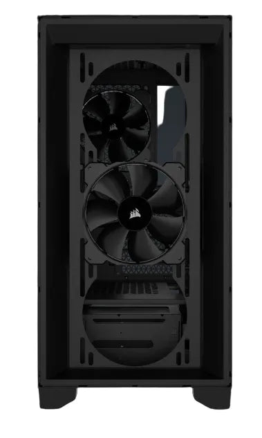 3000D AIRFLOW Black Mid-Tower PC Case; 2x 3.5'' |  2x 2.5'' Drive Bays; Up to 360mm Radiator compatible; 2x 120mm fan incl - image 7