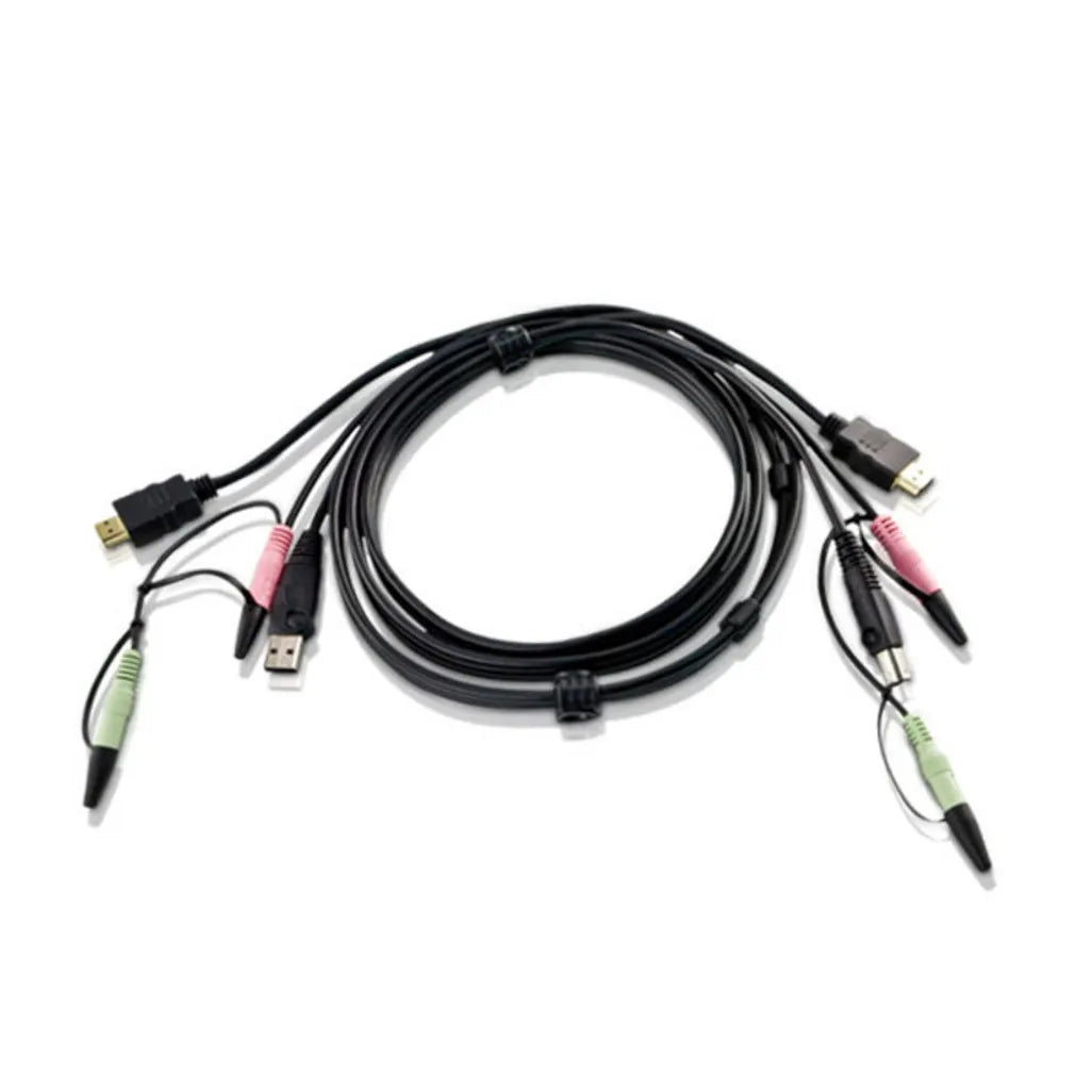 1.8m USB HDMI to DVI-D KVM cable with Audio