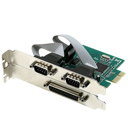 2 X SERIAL 1 X PARALLEL PCI-E 1X LP - image 2