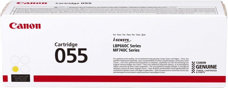 CANON 055 TONER CARTRIDGE (YELLOW)