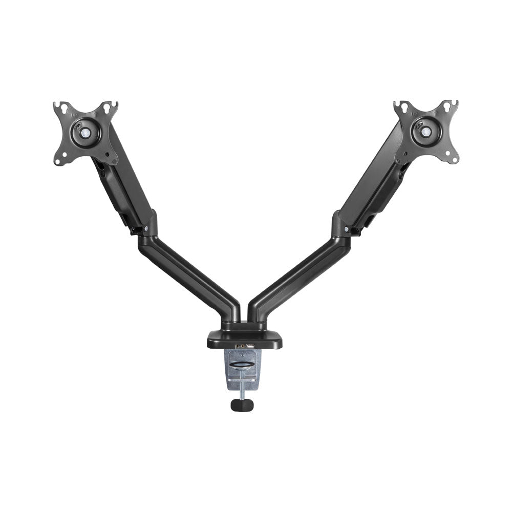 LINKQNET LDT46-C024U | 17-32" DUAL MONITOR SPRING-ASSISTED DESKTOP BRACKET WITH USB AND AUDIO POR
