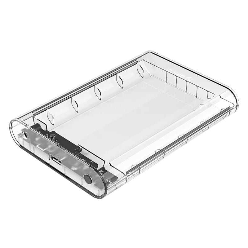 ORICO 3.5″ USB3.0 External HDD Enclosure Transparent