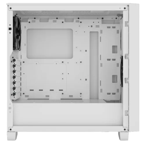 3000D AIRFLOW White Mid-Tower PC Case; 2x 3.5'' |  2x 2.5'' Drive Bays; Up to 360mm Radiator compatible; 2x 120mm fan incl - image 4