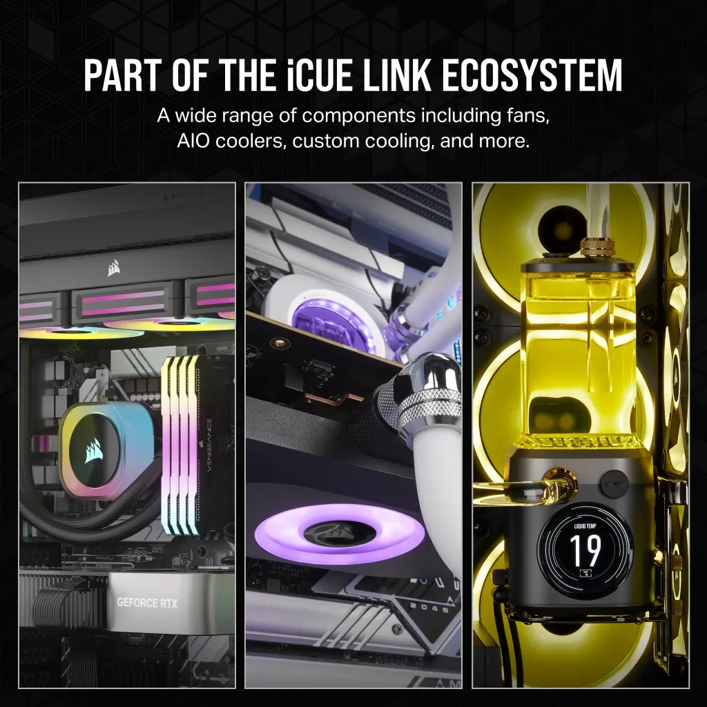 Corsair RX RGB Series; iCUE LINK RX120 RGB; 120mm Fan; Triple Pack - image 3