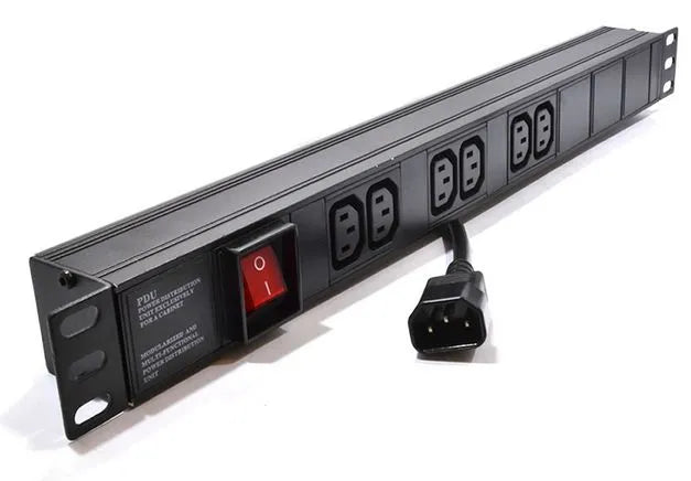 RCT IEC 6 Way power 19'  rack mount .