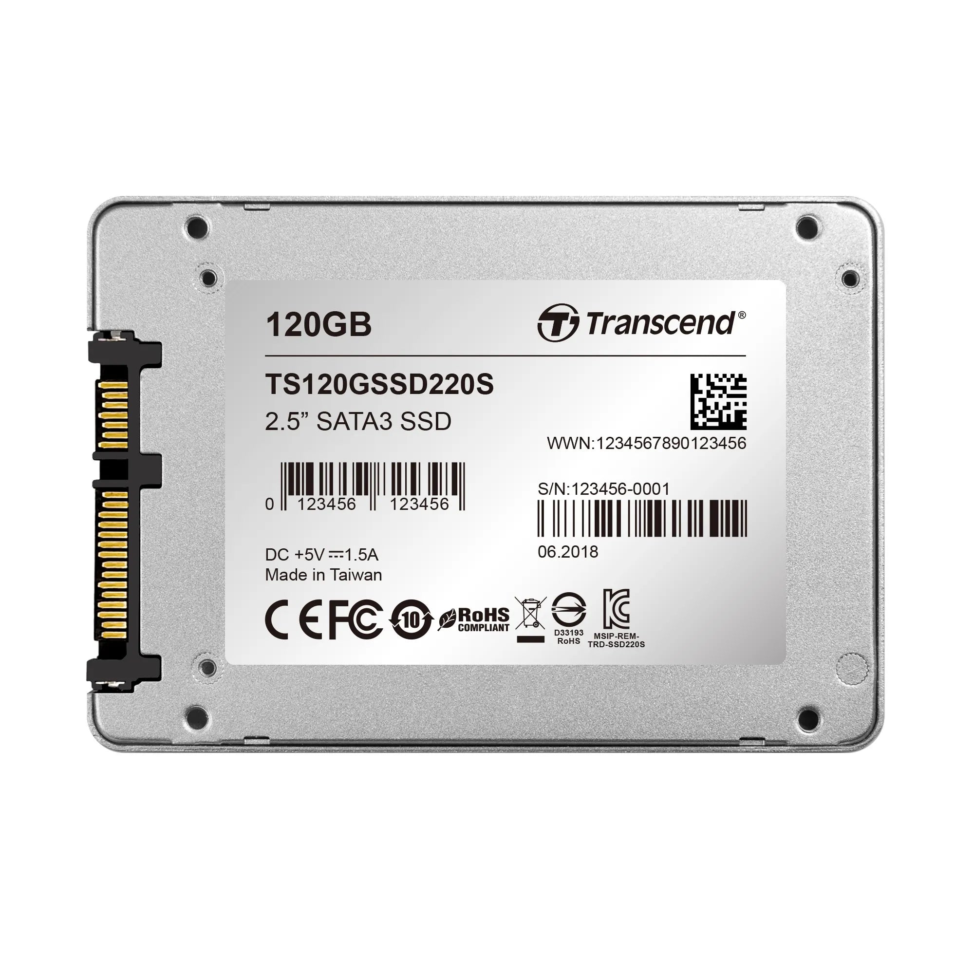 TRANSCEND 120GB 2.5'' SATA III 3D NAND with SLC cache - 500MB/s Read 300MB/s Write - 40 TBW - image 8
