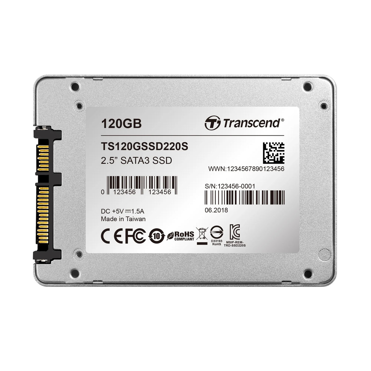 TRANSCEND 120GB 2.5'' SATA III 3D NAND with SLC cache - 500MB/s Read 300MB/s Write - 40 TBW - image 7