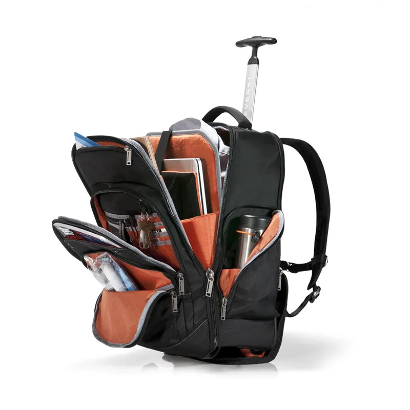 EVERKI ATLAS TROLLEY BACKPACK | Fits up to 17.3 inch laptops | RFID-safe pocket | Spacious | Wheel Cover | Trolley pass-through - image 5