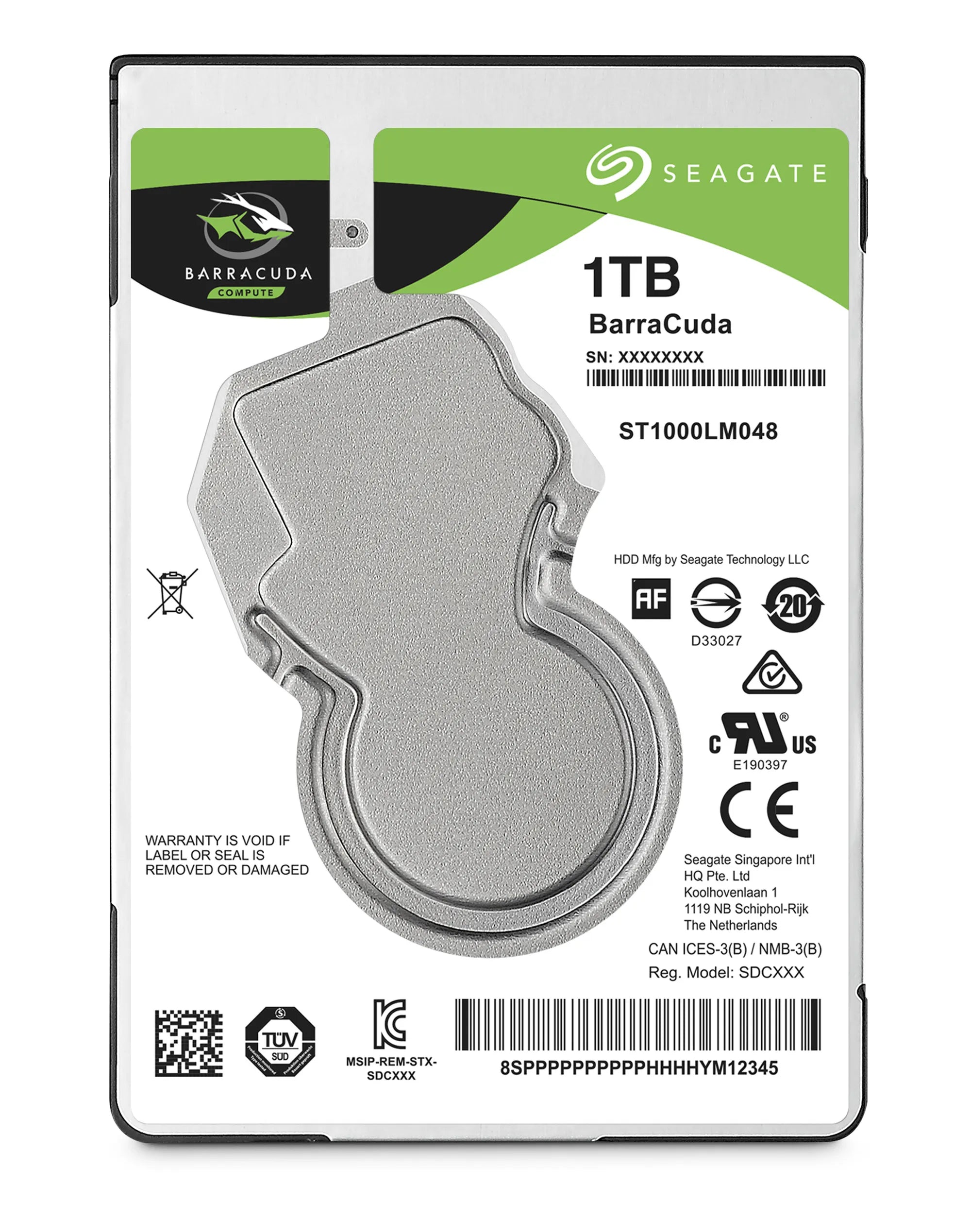 Seagate Barracuda 1TB; 2.5'' Notebook Drive; SATA 6GB/s; RPM 5400; 128MB Cache 7mm - image 7