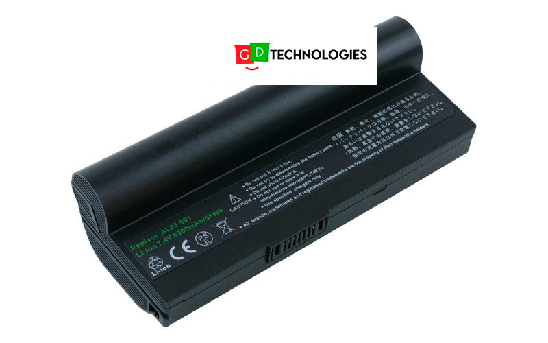 7.4V 7800mAh/58Wh 6-Cell Battery for ASUS eee PC 901 1000 1000H 1000HA (P/N: AL22-901 AL23-901 AP23-901)