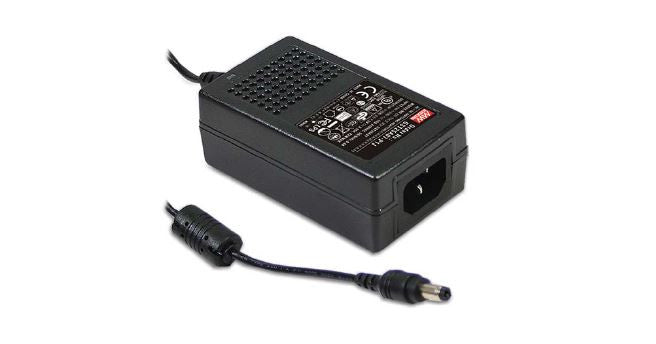 Mean Well - 25W AC-DC High Reliability Industrial Adaptor.