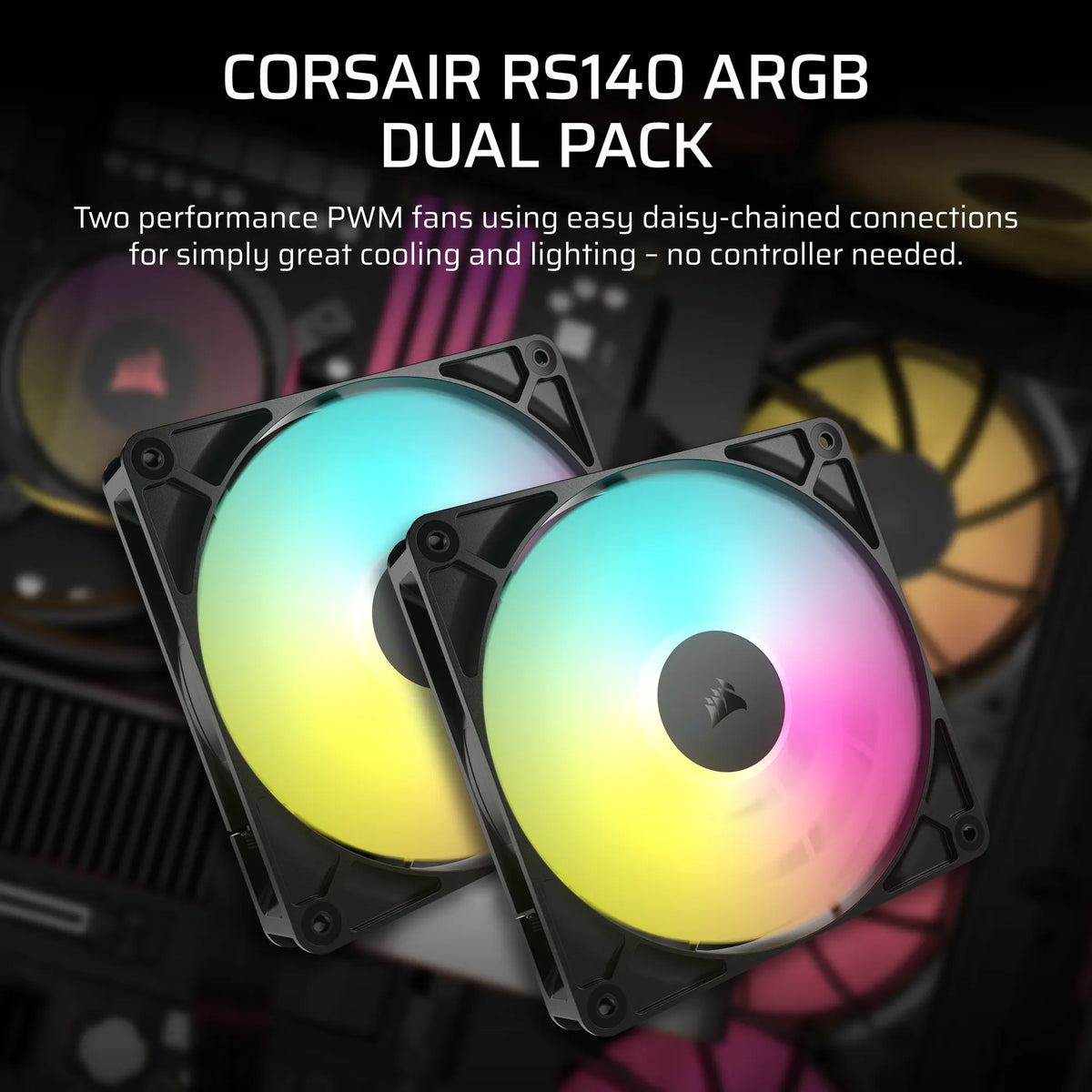 Corsair RS140 ARGB 140mm PWM Fan - image 3