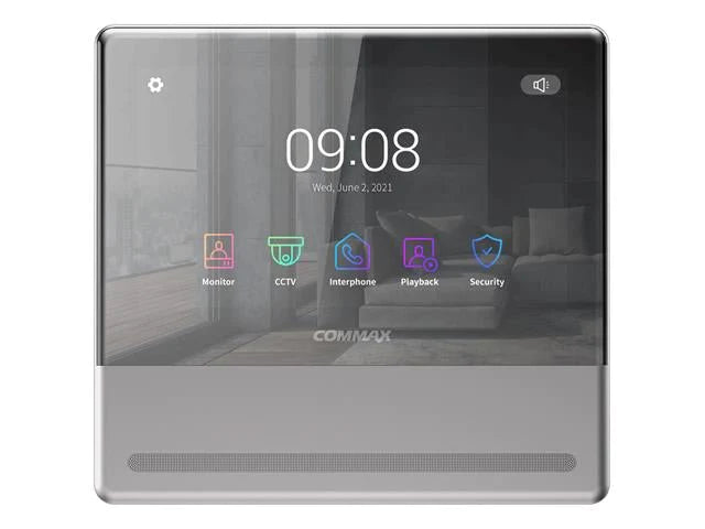 COMMAX 7" COLOUR MONITOR TOUCH VIDEO DOORPHONE